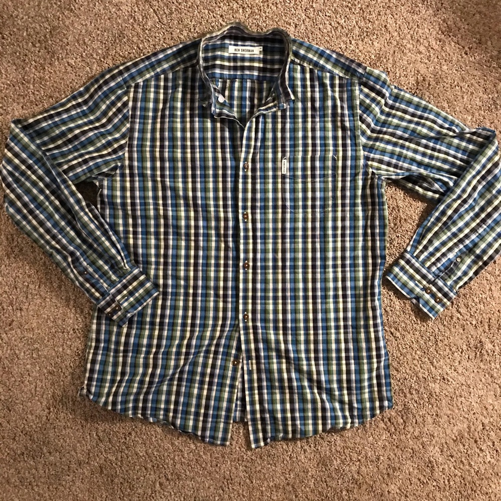 Men’s Ben Sherman button-down, collard shirt